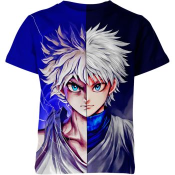 Dynamic Blue - Killua Zoldyck From Hunter X Hunter Shirt in Blue