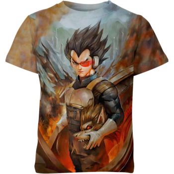 Tangerine Saiyan Spirit - Tangy Orange Vegeta Shirt