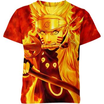 Fiery Determination Shirt - Orange-Red