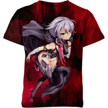 Jack The Ripper From Fate Shirt - Bloodstained Elegance in Red