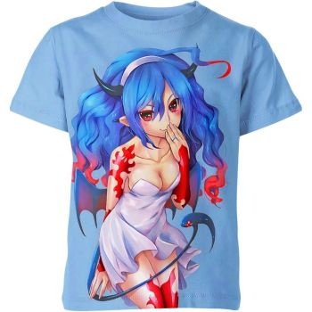 Mystical Aura - Demon Girl Shirt in Blue