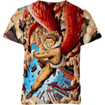 Blaze of Glory - Katsuki Bakugo From My Hero Academia Shirt in Fiery Red