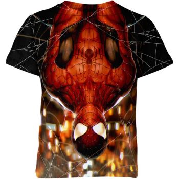 Shield of the Hero: Comfortable and Stylish Spider-man Man T-Shirt in Red