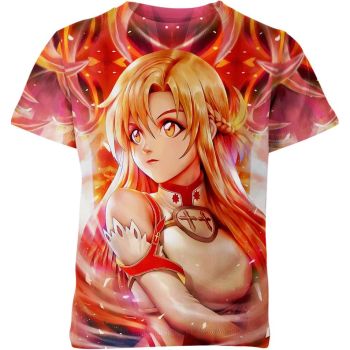 Courageous Savior - Orange Yuuki Asuna Sword Art Online Shirt