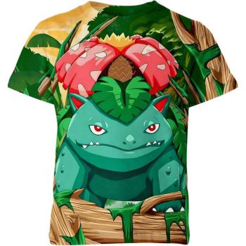 Verdant Plantmaster - Lush Green Venusaur Shirt