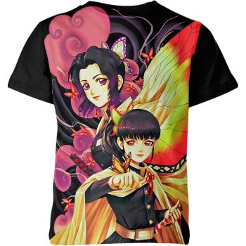 Kocho Shinobu And Kanao Tsuyuri From Demon Slayer Shirt - Enigmatic Darkness