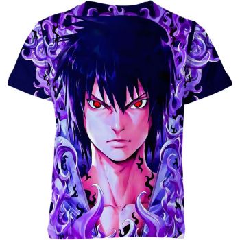 Sasuke Uchiha's Radiant Amethyst Journey Shirt