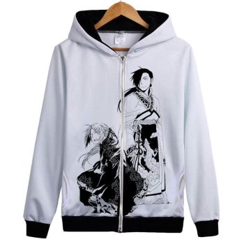 Fullmetal Alchemist Hoodies &#8211; Zip Up Cosplay Coat Hoodie