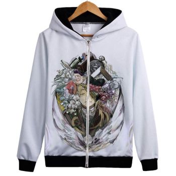 Fullmetal Alchemist Hoodies &#8211; Zip Up Cosplay Printed Hoodie