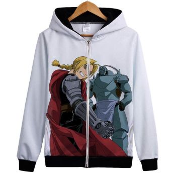 Fullmetal Alchemist Hoodies &#8211; Zip Up Hoodie