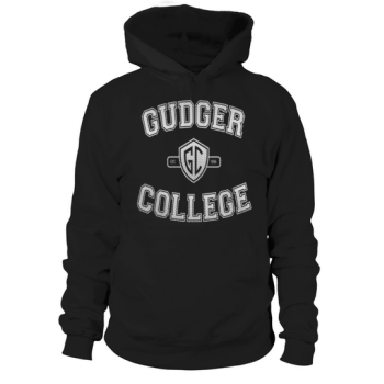 Gudger College Jersey Crest White Hoodies