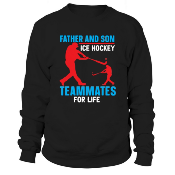 Father and son hockey Sweatshirt