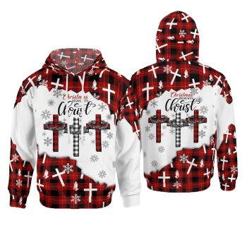  Gorgeous Blue White Crosses Pattern Jesus Hoodie