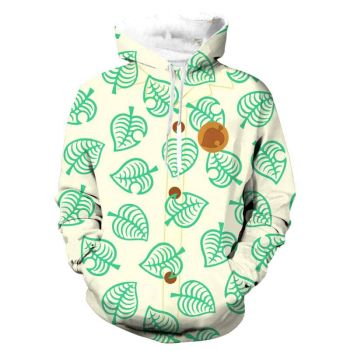 Game 3D Printed Animal Crossing Hoodie Sweatshirt Pullover