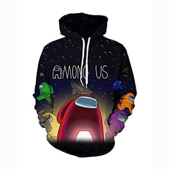 Game Among Us Hoodie &#8211; 3D Print Pullover Hoodie