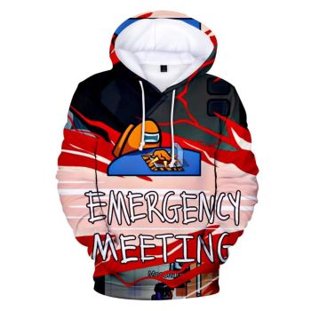 Game Among Us Zipper Hoodie &#8211; 3D Printed Casual Pullover