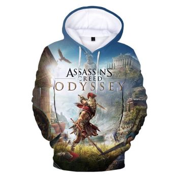 Game Assassins Creed Valhalla 3D Print Hoodie Sweatshirts
