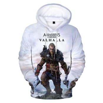 Game Assassins Creed Valhalla 3D Print Hoodie Sweatshirts