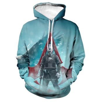 Game Assassin&#8217;s Creed Valhalla 3D Print Hoodie Sweatshirts