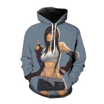 Game Final Fantasy VII Hoodies &#8211; 3D Printed Sweatshirt