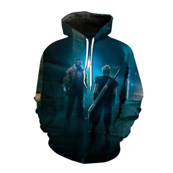 Game Final Fantasy VII Hoodies &#8211; 3D Printed Sweatshirt