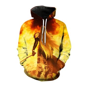 Game Final Fantasy VII Hoodies &#8211; 3D Printed Sweatshirt