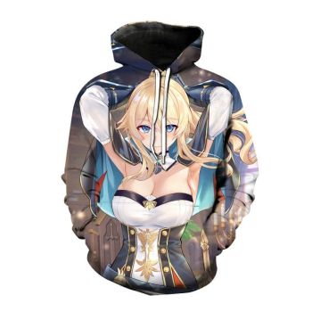 Game Genshin Impact 3D Printed Sweatshirt Hoodie Pullover