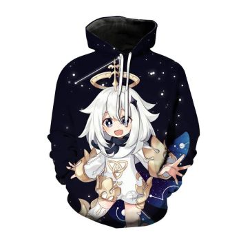 Game Genshin Impact 3D Printed Sweatshirt Hoodie Pullover