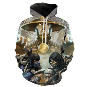 Game Mortal Kombat Hoodies &#8211; Unisex Kitana 3D Printed Sweatshirt
