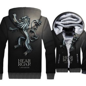 Game of Thrones Jackets &#8211; Game of Thrones Series Lannister family 3D Fleece Jacket