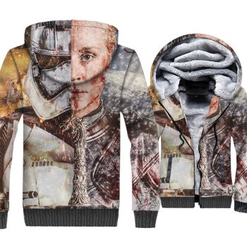 Game of Thrones Jackets &#8211; Game of Thrones Series Poster Icon Super Cool 3D Fleece Jacket