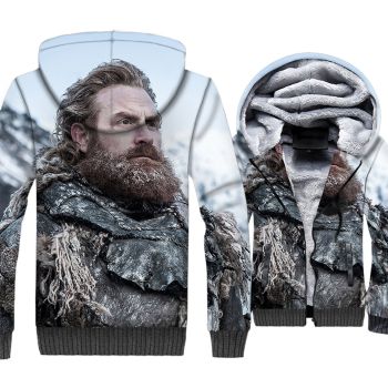 Game of Thrones Jackets &#8211; Game of Thrones Series Stark Character 3D Fleece Jacket