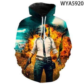 Game Playerunknown&#8217;s Battlegrounds PUBG 3D Print Men&#8217;s Hoodies