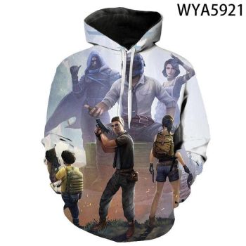 Game Playerunknown&#8217;s Battlegrounds PUBG 3D Print Men&#8217;s Hoodies