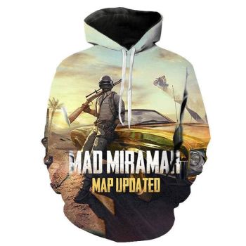 Game Playerunknown&#8217;s Battlegrounds PUBG 3D Print Men&#8217;s Hoodies