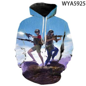 Game Playerunknown&#8217;s Battlegrounds PUBG 3D Print Men&#8217;s Hoodies