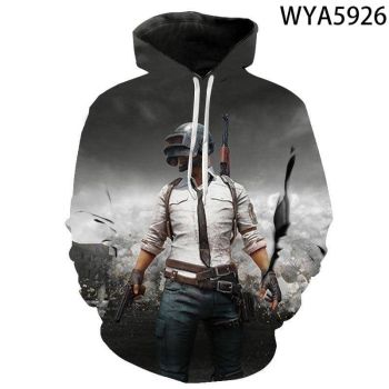 Game Playerunknown&#8217;s Battlegrounds PUBG 3D Print Men&#8217;s Hoodies