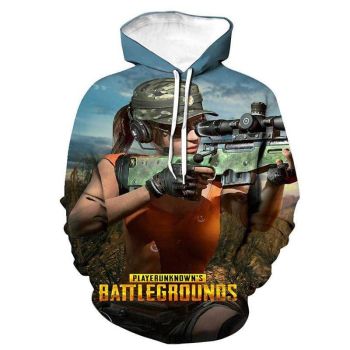 Game PUBG 3D Printed Hooded Sweatshirt &#8211; PLAYERUNKNOWN’S BATTLEGROUNDS Hoodie