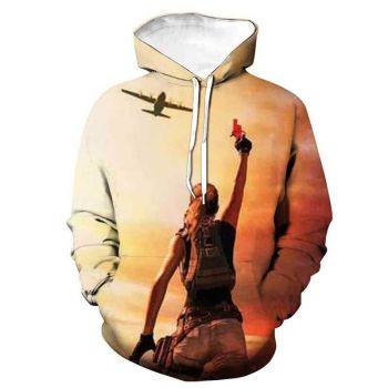 Game PUBG 3D Printed Hooded Sweatshirt &#8211; PLAYERUNKNOWN’S BATTLEGROUNDS Hoodie