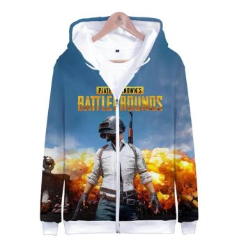 Game PUBG 3D Zipper Hoodies &#8211; Playerunknown&#8217;s Battlegrounds Pullover