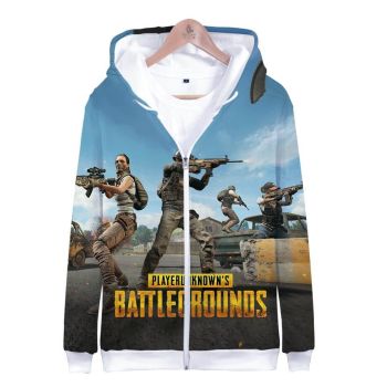 Game PUBG Playerunknown&#8217;s Battlegrounds 3D Zipper Hoodies Pullover