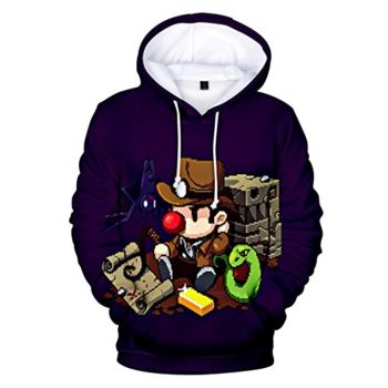 Game Spelunky 2 Hoodie &#8211; Anime Pullover Sweatshirt for Boys/Girl/Mens/Womens