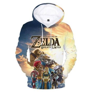 Game The Legend of Zelda 3D Print Hoodie &#8211; Casual Sweatshirts Streetwear