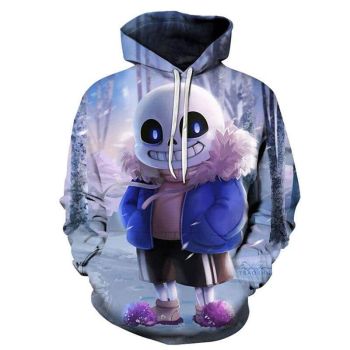 Game Undertale 3D Printed Hooded Sweatshirt Hoodies