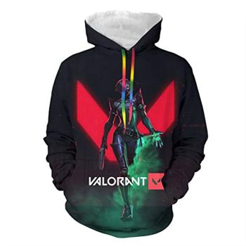 Game Valorant Hoodies &#8211; 3D Unisex Hooded Pullover Sweatshirt