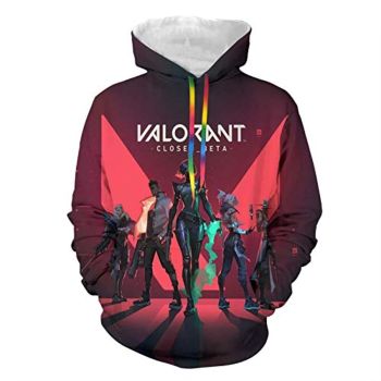 Game Valorant Hoodies &#8211; 3D Unisex Hooded Pullover Sweatshirt
