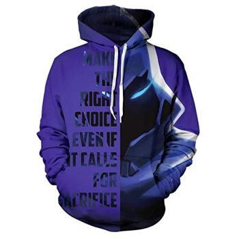 Game Valorant Hoodies &#8211; Omen 3D Unisex Hooded Pullover Sweatshirt
