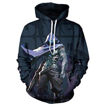 Game Valorant Hoodies &#8211; Omen 3D Unisex Hooded Pullover Sweatshirt