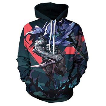 Game Valorant Hoodies &#8211; Omen 3D Unisex Hooded Pullover Sweatshirt