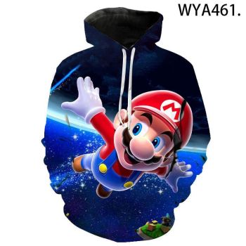Games Super Mario 3D Hoodies DQS Smash Brother Sweatshirts